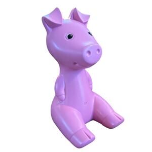 IKEA Gullgris 22665 Monika Mulder Pink Piggy Bank Hard Plastic Kids Child Decor